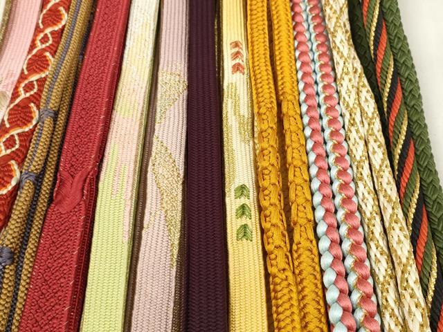 平和屋着物●和装小物　帯締め20本セット　礼装用　高麗組　笹浪組　鎌倉組　唐組　金糸　逸品　DABD7510zzz