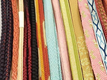 平和屋着物●和装小物　帯締め20本セット　高麗組　笹浪組　大和組　唐組　丸源氏組　金銀糸　逸品　DABD7518zzz