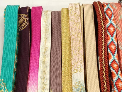 平和屋着物●和装小物　帯締め20本セット　高麗組　笹浪組　唐組　鎌倉組　大和組　角八つ組　金銀糸　逸品　DABD7521zzz