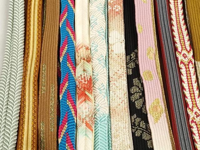 平和屋着物●和装小物　帯締め20本セット　高麗組　笹浪組　冠組　観世組　大和組　龍村柄　金糸　逸品　DABD7522zzz