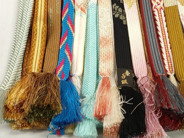 平和屋着物○和装小物 帯締め20本セット 高麗組 笹浪組 冠