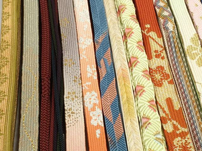 平和屋着物●和装小物　帯締め20本セット　礼装用　高麗組 笹浪組 唐組 鴨川組 大和組 あわじ玉 小田巻 金糸　たこ足房　逸品　DABD7524zzz