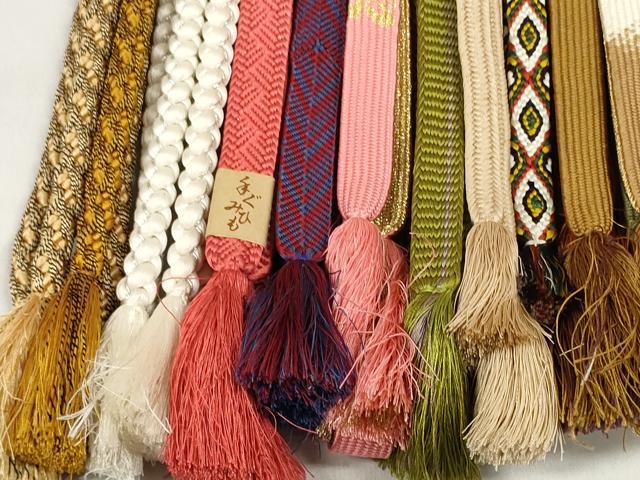 平和屋着物●和装小物　帯締め20本セット　高麗組　笹浪組　唐組　鎌倉組　大和組　御岳組　金銀糸　逸品　DABD7525zzz
