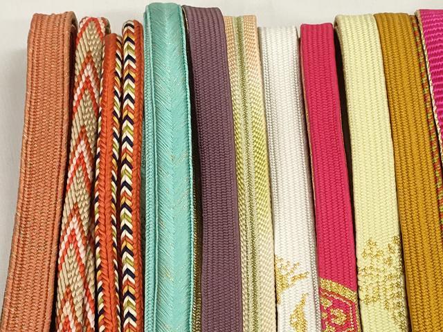 平和屋着物●和装小物　帯締め20本セット　高麗組 笹浪組 唐組 鎌倉組 川組　大和組　丸源氏組　金銀糸　未使用品あり　逸品　DABD7529zzz