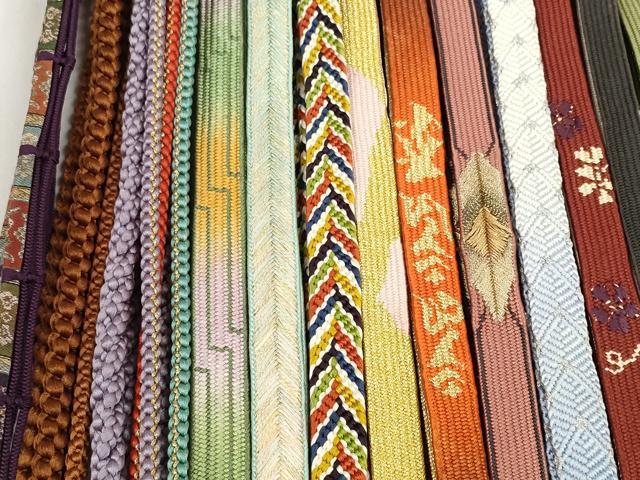 平和屋着物●和装小物　帯締め20本セット　高麗組　笹浪組　大和組　唐組　奈良組　金銀糸　逸品　DABD7530zzz