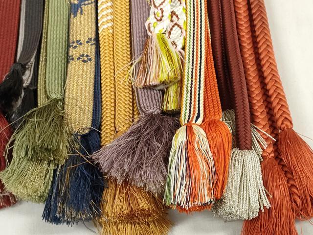 平和屋着物●和装小物　帯締め20本セット　高麗組　笹浪組　大和組　唐組　奈良組　金銀糸　逸品　DABD7530zzz
