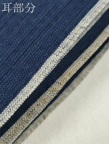 平和屋着物＊夏物 阿波しじら織 浴衣 反物 間道 綿 逸品 未使用 DABD7531zzz