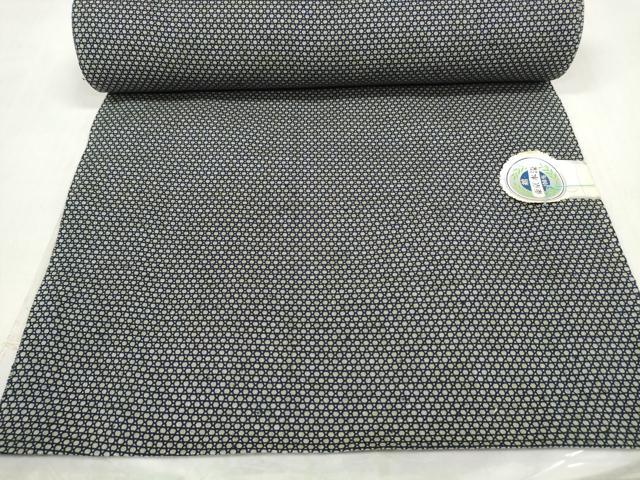 平和屋着物＊夏物 浴衣 反物 着尺 かまくら紬 東京本染 丁字染 籠目 綿 未使用 DABD7536zzz