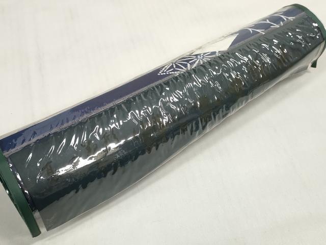 平和屋着物＊夏物 浴衣 反物 着尺 はずみ染 松皮菱花蝶文 綿 未使用 DABD7540zzz