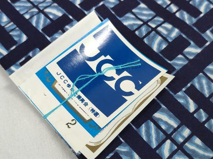 平和屋着物＊夏物 男性 浴衣 反物 着尺 変わり格子 綿 未使用 DABD7544zzz