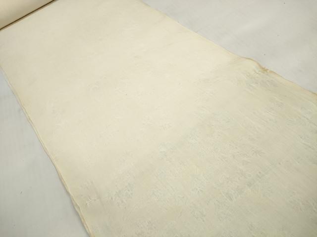 平和屋着物＊夏物 長襦袢 本場小千谷ちぢみ 反物 着尺 枝花紋紗 麻 逸品 未使用 DABD7550zzz