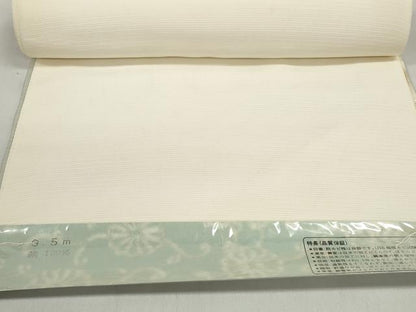平和屋着物＊夏物 長襦袢 反物 着尺 駒絽 生成り色 逸品 未使用 DABD7580zzz