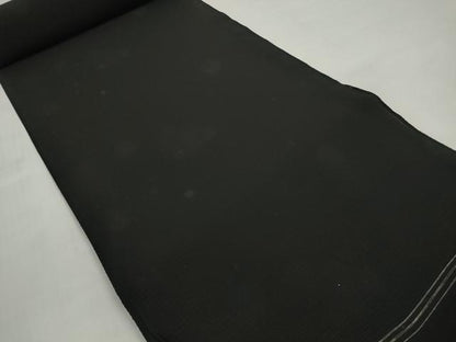 平和屋着物＊夏物 黒紋付 黒反物 着尺 絽 明星黒 逸品 未使用 DABD7588zzz