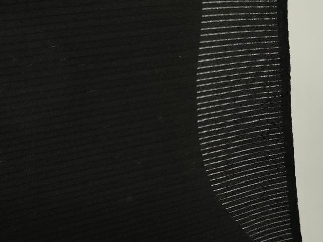 平和屋着物＊夏物 黒紋付 黒反物 着尺 絽 明星黒 逸品 未使用 DABD7588zzz