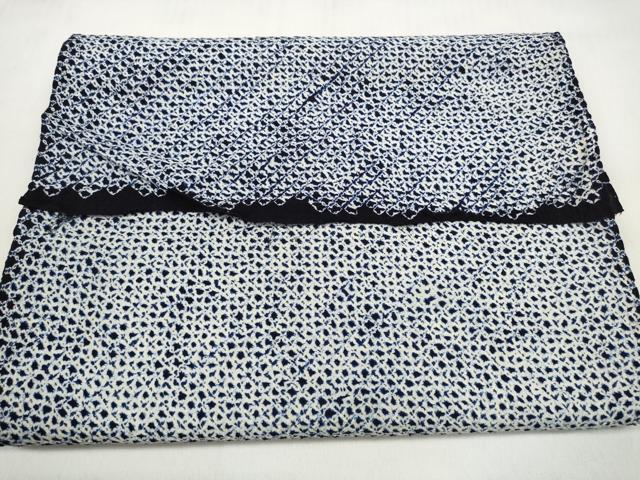 平和屋着物＊夏物 男性 有松鳴海絞り 浴衣 反物 着尺 三浦絞り 綿 逸品 未使用 DABD7594zzz