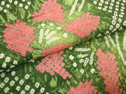 平和屋着物＊夏物 有松鳴海絞り 浴衣 反物 着尺 花繋ぎ 綿 逸品 未使用 DABD7608zzz