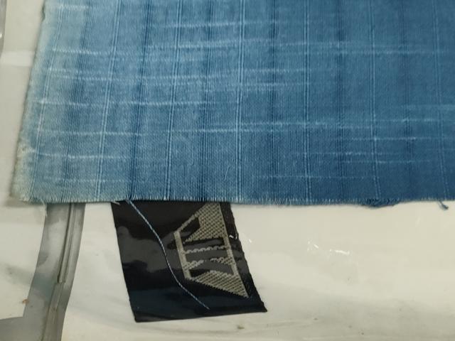 平和屋着物＊夏物 ファッションデザイナー コシノジュンコ 浴衣 反物 着尺 阿波友禅 正藍染 蜻蛉 証紙付き 綿 逸品 未使用 DABD7621zzz