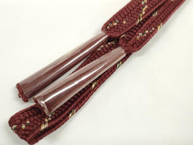 平和屋着物○和装小物 帯締め・帯揚げセット 道長吉祥花文 組紐 金糸 逸品