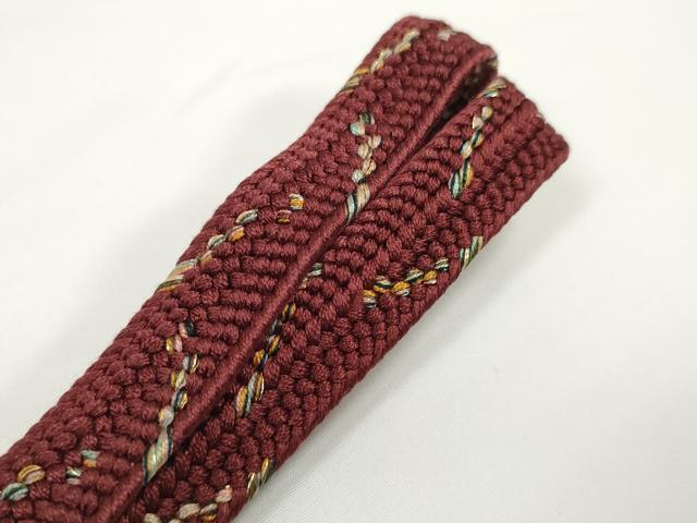 平和屋着物●和装小物　帯締め・帯揚げセット　道長吉祥花文　組紐　金糸　逸品　未使用　DABD7634zzz 平和屋着物○和装小物 帯締め・帯揚げセット 道長吉祥花文 組紐 金糸 逸品