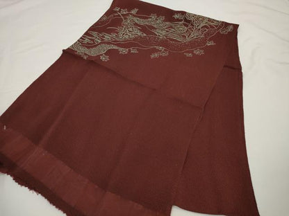 平和屋着物●和装小物　帯締め・帯揚げセット　道長吉祥花文　組紐　金糸　逸品　未使用　DABD7634zzz