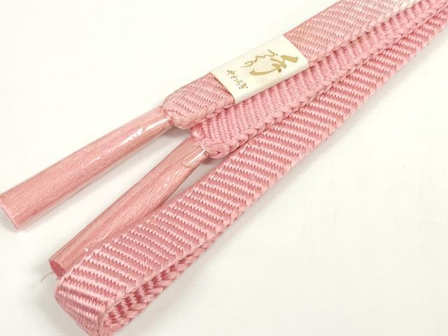 平和屋着物●和装小物　帯締め・帯揚げセット　手描き　草花文　逸品　未使用　DABD7635zzz