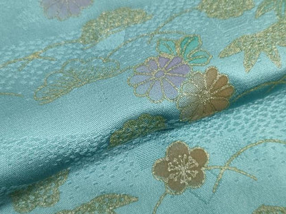 平和屋着物●和装小物　帯締め・帯揚げセット　芝　松竹梅　金彩　高麗組　金糸　逸品　未使用　DABD7641zzz
