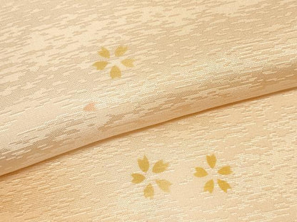 平和屋着物●和装小物　帯締め・帯揚げセット　小花文　高麗組　金糸　逸品　未使用　DABD7644zzz