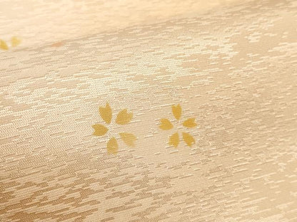平和屋着物●和装小物　帯締め・帯揚げセット　小花文　高麗組　金糸　逸品　未使用　DABD7644zzz