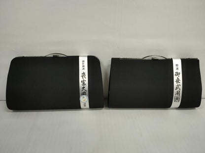平和屋着物▼和装小物 バッグまとめて10点 喪富久用 ブラックフォーマル プリーツ 松皮菱花地紋 黒地 未使用品あり 逸品 DABD7655zzz