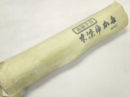 平和屋着物＊夏物 綿紅梅 浴衣 反物 着尺 手芸染 光琳花 綿 未使用 DABD7697zzz
