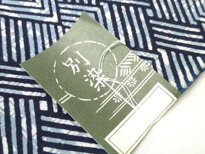 平和屋着物＊夏物 浴衣 反物 着尺 菱重ね 綿 未使用 DABD7700zzz