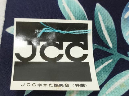 平和屋着物＊夏物 浴衣 反物 着尺 花尽くし コーマ糸使用 綿 未使用 DABD7710zzz