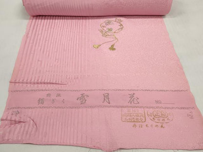 平和屋着物▼付下げ 反物 着尺 八掛付き 刺繍 打ち出の小槌 金銀糸 逸品 未使用 DABD7745zzz