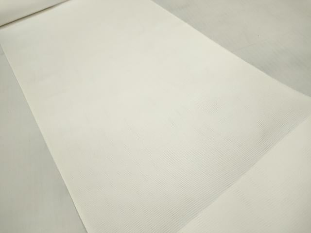 平和屋着物＊夏物　長襦袢　白生地　反物　着尺　絽　五泉　生成り色　逸品　未使用　DABD7770zzz