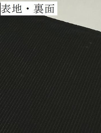 平和屋着物＊夏物 黒紋付 黒反物 着尺 絽 深泥黒 五倍子黒 逸品 未使用 DABD7776zzz