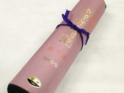 平和屋着物＊夏物 黒紋付 黒反物 着尺 駒絽 藍下染 甲州黒 逸品 未使用 DABD7777zzz