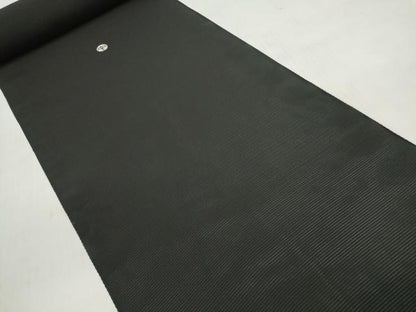 平和屋着物＊夏物 黒紋付 黒反物 着尺 絽 紅下黒染 逸品 未使用 DABD7780zzz
