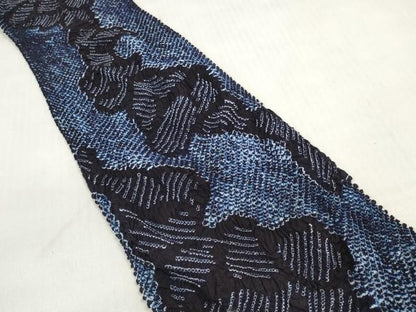 平和屋着物＊夏物 有松鳴海絞り 浴衣 反物 着尺 花繋ぎ 湯のし前 綿 逸品 未使用 DABD7798zzz