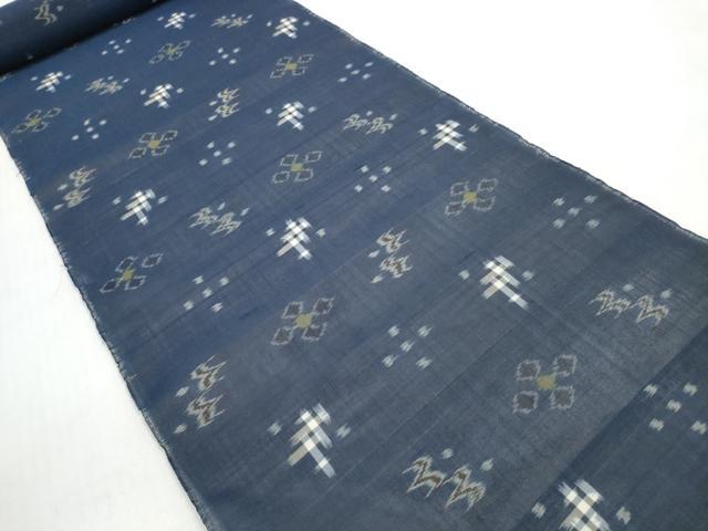 平和屋着物＊夏物 本場琉球絣 夏琉球 反物 着尺 逸品 未使用 DABD7816zzz