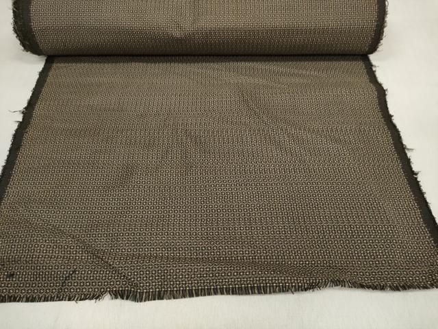 平和屋着物▼男性　本場大島紬　解き反物　着尺　アンサンブル　着物+羽織　80亀甲　総詰め　逸品　未使用　DABD7903zzz