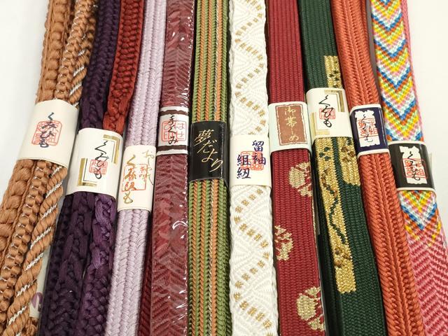 平和屋着物●和装小物　帯締め10本セット　礼装用　組紐　高麗組　笹浪組　唐組　金銀糸　逸品　未使用　DABD7919zzz
