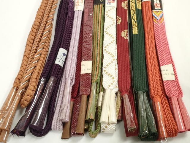 平和屋着物●和装小物　帯締め10本セット　礼装用　組紐　高麗組　笹浪組　唐組　金銀糸　逸品　未使用　DABD7919zzz