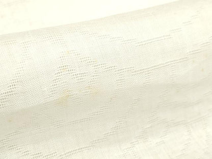 平和屋着物＊夏物 長襦袢 反物 着尺 青海波楓紋紗 麻 逸品 未使用 DABD7923zzz
