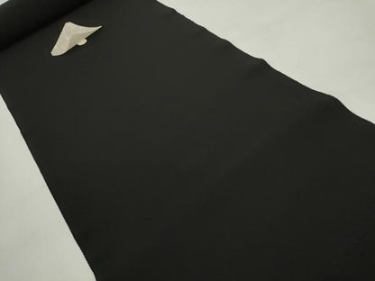 平和屋着物＊夏物 黒紋付 黒反物 着尺 駒絽 小町染 逸品 未使用 DABD7932zzz