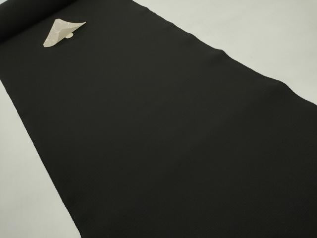 平和屋着物＊夏物 黒紋付 黒反物 着尺 駒絽 小町染 逸品 未使用 DABD7932zzz