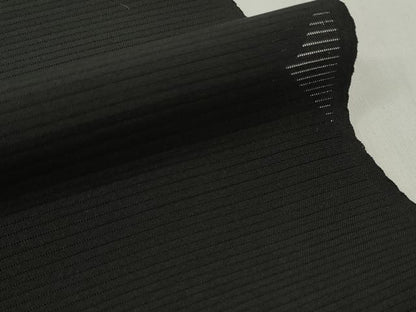 平和屋着物＊夏物 黒紋付 黒反物 着尺 駒絽 小町染 逸品 未使用 DABD7932zzz