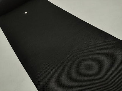 平和屋着物＊夏物 黒紋付 黒反物 着尺 駒絽 泥黒染 深泥黒 逸品 未使用 DABD7936zzz