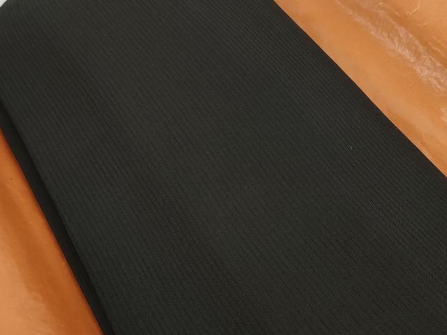 平和屋着物＊夏物 黒紋付 黒反物 着尺 壁絽 瑞鳳黒 逸品 未使用 DABD7937zzz