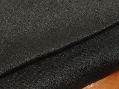平和屋着物▼黒紋付 黒反物 着尺 瑞鳳黒 逸品 未使用 DABD7938zzz