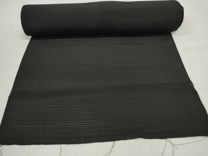 平和屋着物▼和装小物 端切れ ハギレ 夏物 黒紋付 黒生地 解き反物 絽 リメイク生地 材料 正絹 逸品 DABD7940zzz